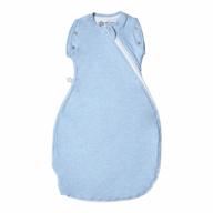 tommee tippee sleepee snuggee baby swaddle blanket, 1.0 tog - 3-9 months blue for newborns logo