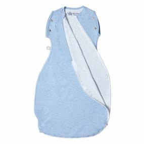 img 3 attached to Tommee Tippee Sleepee Snuggee Baby Swaddle Blanket, 1.0 Tog - 3-9 Months Blue For Newborns