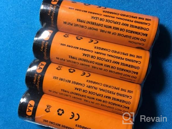 img 1 attached to IMah HR6 AA Rechargeable Batteries Ni-MH 1.2V 1800MAh For Flashlight Remote Control Car Toys Clock, Also Compatible With Panasonic BK-3MCCA8BA BK-3HCCA8BA BK-3MCCA4BA BK-3HCCE4BE, 8-Pack review by Benjamin Cleveland