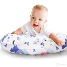 img 1 attached to 👶 GFU Newborn Lounger Cover - Soft Snug Fitted Slipcover for Boys/Girls - Removable, Premium Quality (Lounger Pillow Not Included)