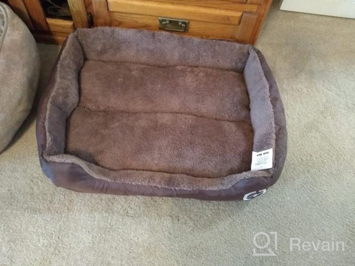 img 1 attached to Experience Ultimate Comfort With PUPPBUDD'S Orthopedic Dog Bed For Large Dogs - Washable, Breathable, And Cozy Rectangle Pet Sofa review by Shawn Mcfee