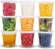 30 sets of durahome 24oz deli containers with lids - bpa-free and leakproof food storage cups for takeout and meal prepping logo
