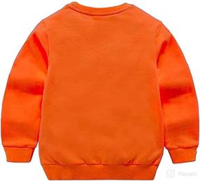 img 2 attached to 👕 HAXICO Unisex Kids Solid Cotton Thin Crewneck Sweatshirt T-Shirt - Toddler Baby Long Sleeve Tops Blouse