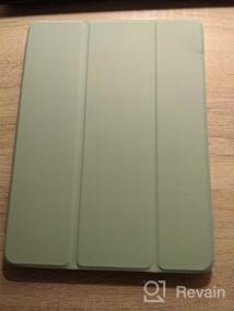 img 7 attached to Case book CCCASE for Apple iPad 7 10.2 (2019) / iPad 8 10.2 (2020) / iPad 9 10.2 (2021) with compartment for stylus, color: light green