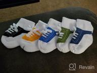 img 1 attached to Set Of 6 Non-Slip Unisex Baby Socks For Girls And Boys - EPEIUS review by Brian Healy