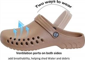 img 1 attached to 👣 Lightweight Slippers Sandals for Comfortable Walking Support