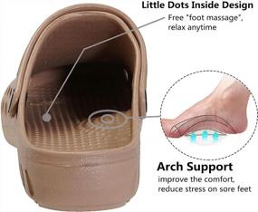 img 2 attached to 👣 Lightweight Slippers Sandals for Comfortable Walking Support