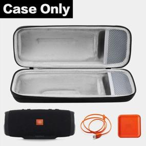 img 3 attached to Case Compatible With JBL Charge 3 / For JBL Pulse 4 Waterproof Portable Bluetooth Speaker. Fits USB Cable And Charger Adapter (Speaker Is Not Include)