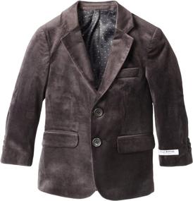 img 3 attached to Isaac Mizrahi Little Velvet Blazer Boys' Clothing ~ Suits & Sport Coats