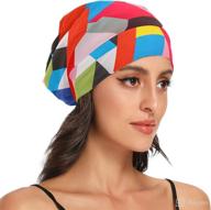 womens modern stripe slouchy beanies tools & accessories ~ bathing accessories logo