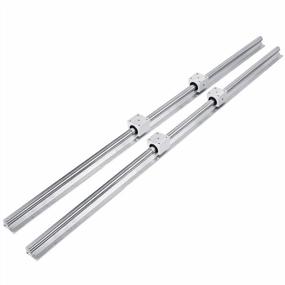 img 4 attached to Happybuy 2PCS Linear Rail 0.78-47 Inch, Linear Bearings And Rails With 4PCS SBR20UU Bearing Block, Linear Motion Slide Rails For DIY CNC Routers Lathes Mills, Linear Slide Kit Fit X Y Z Axis