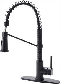 img 4 attached to Upgrade Your Kitchen With Friho'S Dual-Function Matte Black Faucet