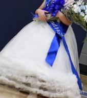 картинка 1 прикреплена к отзыву Платье из тюля с цветочным узором для маленькой девочки: 👸 Идеально подходит для принцесс на конкурсах, детских праздниках, свадьбах и не только! от Cindy Vang