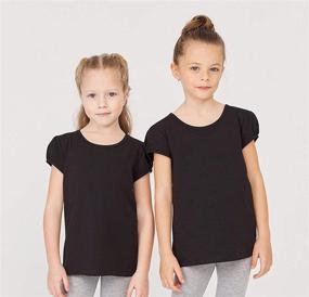 img 3 attached to 👕 GOXU Toddler Crewneck Sleeve Everyday Girl's Tops, Tees & Blouses