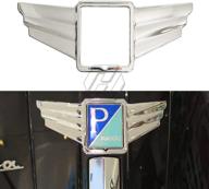 motorcycle front chrome piaggio gts300 logo