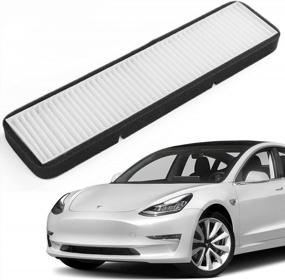 img 4 attached to Tesla Model 3 Air Intake Filters By VIHIMAI - Compatible With 2017, 2018, 2019, And 2020 Models - Essential Accessories For Improved Performance