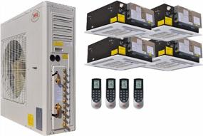 img 3 attached to Эффективное решение для охлаждения: потолочная кассета YMGI Five Zone 66000 BTU для дома, офиса и квартиры