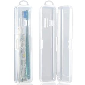 img 4 attached to 🦷 Travel-friendly Toothbrush Dust-proof Container with Toothpaste
