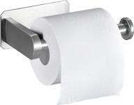 mdhand самоклеящаяся подставка для туалетной бумаги настенное крепление - диспенсер для рулонов из нержавеющей стали 304 для ванной, кухни, туалета. логотип