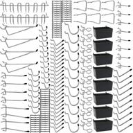 170-piece pegboard hook kit with metal hooks, bins, and locks for ultimate tool organization logo