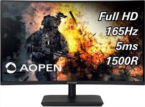 img 4 attached to AOPEN 27HC5R Pbiipx Curved Monitor with FREESYNC Technology, Full HD 165Hz Refresh Rate