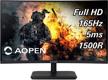 aopen 27hc5r pbiipx curved monitor with freesync technology, full hd 165hz refresh rate logo