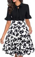 stunning women's floral summer dresses with ruffle sleeves for work, church, weddings and parties logo