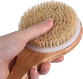 img 2 attached to 🧼 Revitalize and Tone Your Skin with Scrubber Anti Slip Exfoliating Cellulite Circulation