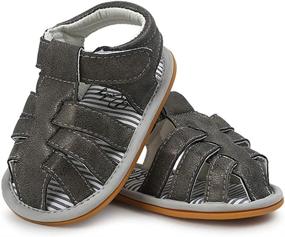 img 2 attached to TIMATEGO Sandals Outdoor Athletic Toddler Boys' Shoes ~ Sandals