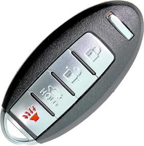 img 1 attached to 🔑 APDTY 00260 Keyless Entry Remote 4 Button Replacement - Compatible with 285E3-JA05A and 285E3-JA02A