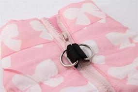 img 1 attached to 🐶 DroolingDog Waterproof Small Dog Jacket Harness Coat Warm Winter Jackets | Medium Dog Waterproof Jacket with Leash Ring | Pink Dog Clothes for Small Dogs