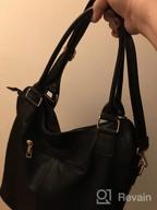 img 1 attached to Stylish Faux Leather Women'S Tote Bag: Plambag Handbags For Everyday Use review by Craig Kimball