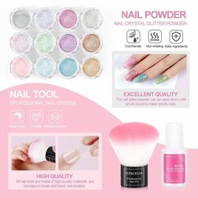 img 1 attached to Acrylic Nail Kit For Beginner Nail Kit Set Professional Acrylic With Everything 27 Colors Acrylic Powder And Liquid Monomer Set Colored Glitter Powder Nail Rhinestones Manicure Kits Valentine'S Day Gifts For Women Salon DIY