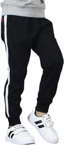 img 3 attached to BASELE Fashion Sweatpants Athletic Drawstring Boys' Clothing : Pants