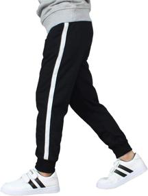 img 2 attached to BASELE Fashion Sweatpants Athletic Drawstring Boys' Clothing : Pants