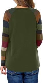 img 3 attached to Dokotoo Casual Sleeve Pullover Lightweight Girls' Clothing and Tops, Tees & Blouses