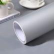 15.75in x 9.8ft gray self-adhesive wallpaper - easy to apply peel and stick, perfect for shelf liner & door reform! logo