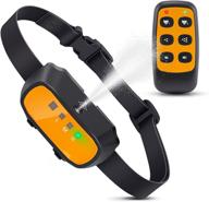 🐶 citronella bark collar: rechargeable, adjustable sensitivity, waterproof remote control - effective anti-barking spray dog training collar for small, medium, large dogs logo