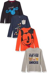 img 4 attached to Spotted Zebra Toddler Long Sleeve T Shirts Boys' Clothing : Tops, Tees & Shirts