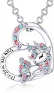 magical unicorn necklace: perfect gift for girls on christmas, valentines, and birthdays! logo