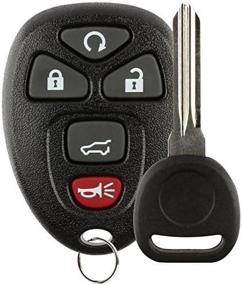 img 2 attached to 🔑 Доступный бесключевой заменитель ключ Key Fob для автомобиля и незаточенный транспондерный ключ | Совместим с 15913415, 25839476, ID 46