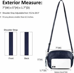 img 1 attached to Befen Mini Camera Crossbody Purses, Cute Small Leather Cross Body Bags For Women