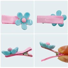 img 1 attached to 🎀 30-Piece Baby Girls Hair Clips Set: Animal, Fruit, and Flower Patterns - 1.5" Toddler Hair Alligator Clips, Cute Baby Barrettes, Hair Accessories for Girls, Infants, and Toddlers