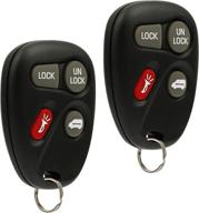 key fob keyless entry remote fits chevy venture/oldsmobile silhouette/pontiac montana and trans sport 1997 1998 1999 200 2001 (abo0204t логотип