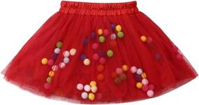 img 4 attached to 👑 Enchanting Tulle Layers: Princess Birthday Girls' Clothing at Skirts & Skorts