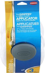 img 1 attached to 🧽 Carrand 40122 The Gripper Terry 5-Inch Round Applicator Pad Set (Pack of 3)