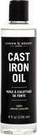 🌱 caron & doucet - cast iron seasoning & cleaning oil - 100% plant-based & food grade! ideal for seasoning, restoring, curing, and care - 8oz logo