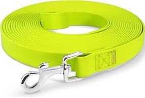img 4 attached to Long And Waterproof Joytale Dog Leash - 15Ft, 33Ft, 50Ft, And 66Ft Options - Perfect For Training, Playing, Hiking, And Swimming Medium To Extra Large Dogs