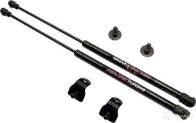 img 4 attached to 🔧 Redline Tuning 21-11024-02 Hood QuickLIFT PLUS Struts for Ford Mustang 2005-2014 - All Black Components, Bolt-In Compatible with STOCK Hoods