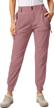 stay comfortable and stylish on the course and trail with pudolla women's lightweight golf joggers logo